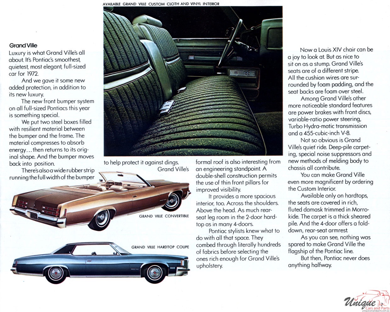 1972 Pontiac Brochure Page 10